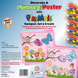 Decorate A Flowery Poster with Playmais