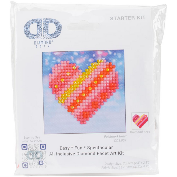 Diamond Dotz Facet Art Kit - Flower Heart