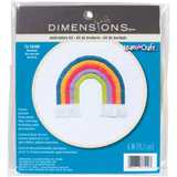 Dimensions Embroidery Kit 6" Round Rainbow