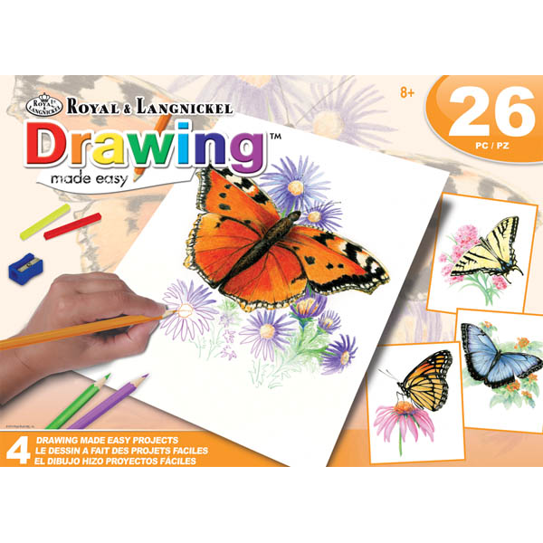 Drawing Made Easy Butterflies Box Set