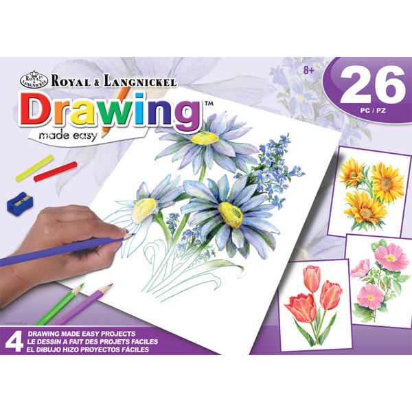Drawing Made Easy Flowers Box Set
