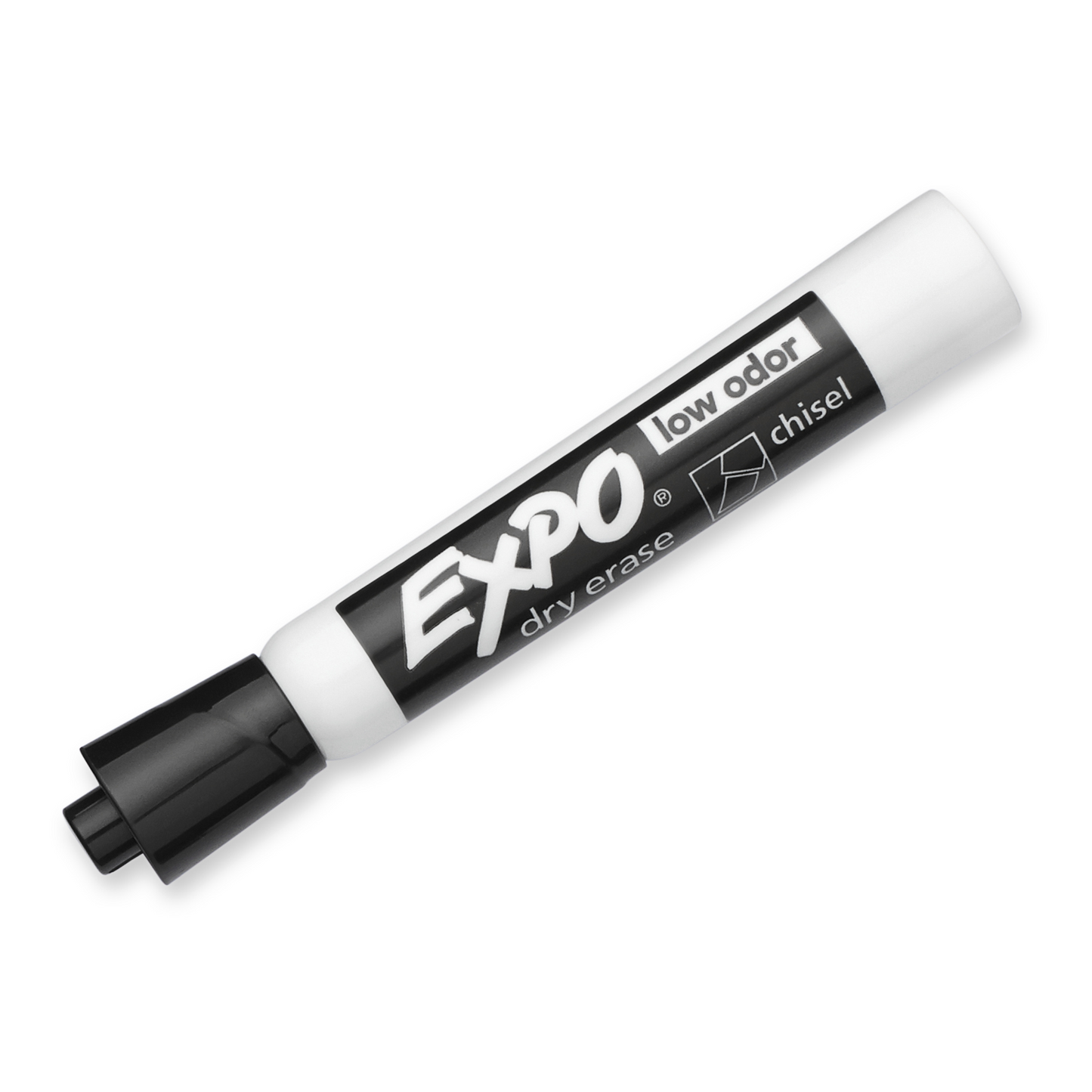 Expo Low Odor Chisel Black 2 Pack