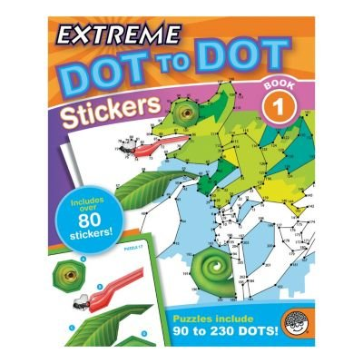 Extreme Dot To Dot Stickers Book