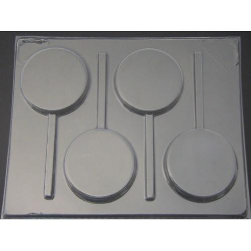 Flat 2 3/4" Round Lollipop Mold