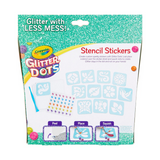 Glitter Dots Sticker Stencils