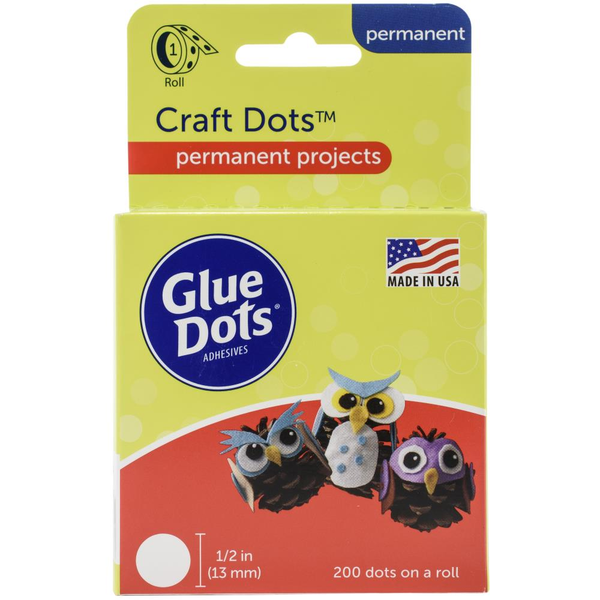 Glue Dots 1/2'' Craft Dot Roll