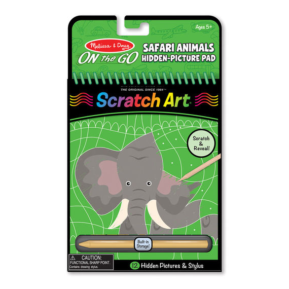 Scratch Art Hidden Picture Pad