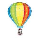 Hot Air Balloon Colored 3D Puzzle