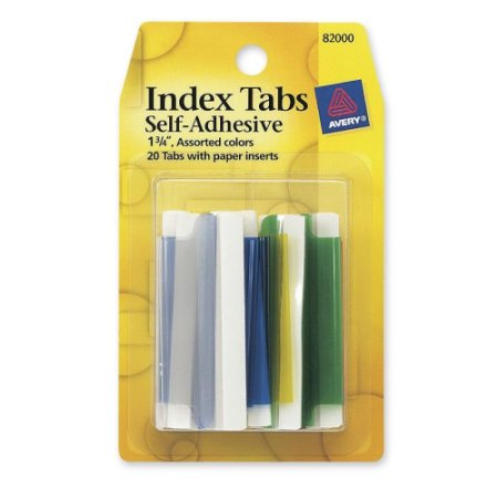 Self Adhesive Index Tabs