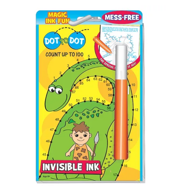 Dot to Dot Count Up To 100 Invisible Ink Book