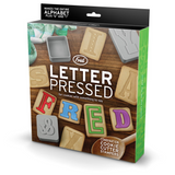 Letter Pressed Cookie Cutters