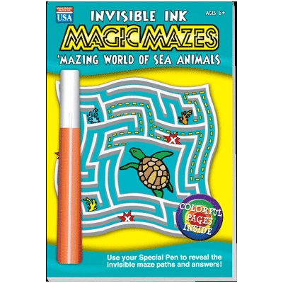 Invisible Ink Magic Mazes Book
