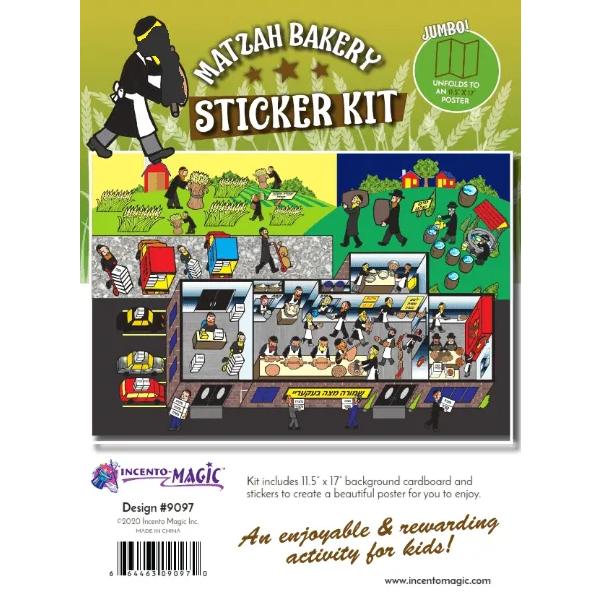 Matzah Bakery Sticker Kit