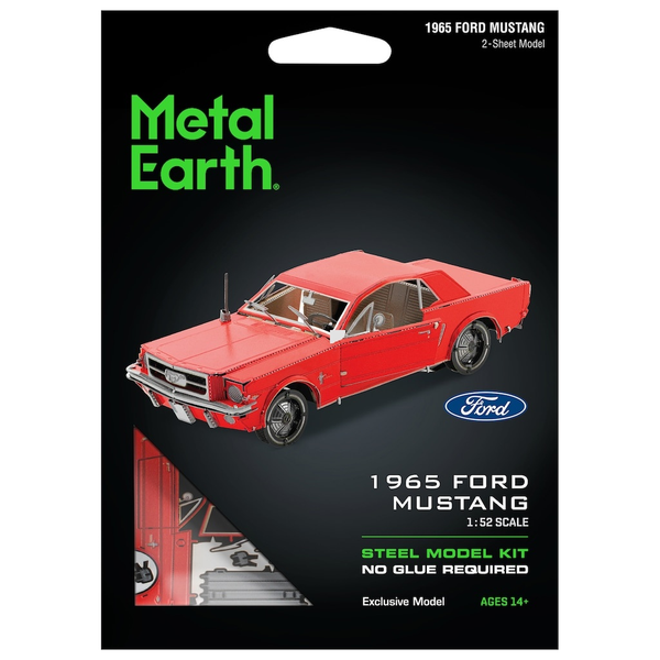 Metal Earth 1965 Ford Mustang Red