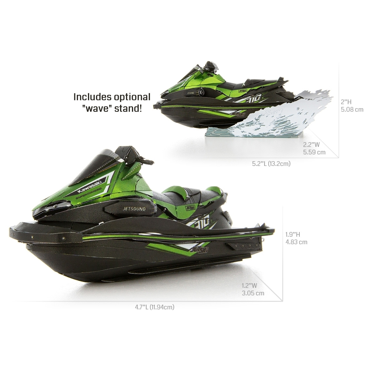 Metal Earth Kawasaki Jet Ski