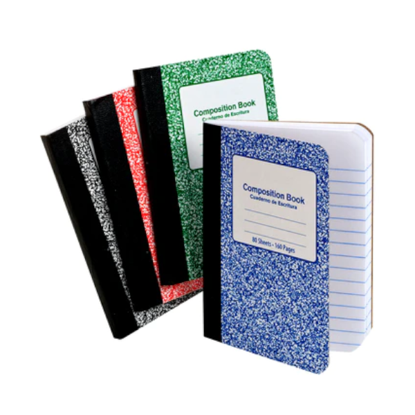 Mini Composition Book 80 Sheets – Craft N Color