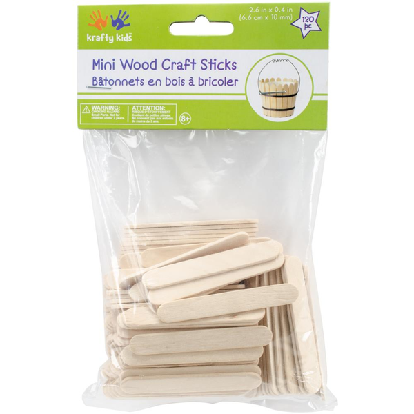 Loew Cornell Woodsies® Mini Craft Sticks - Natural, 150 pk - Fred Meyer