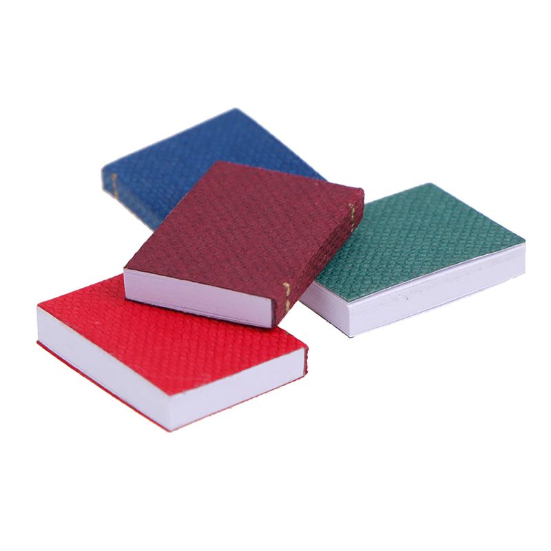 1:12 Scale Miniature Books 4 Pack