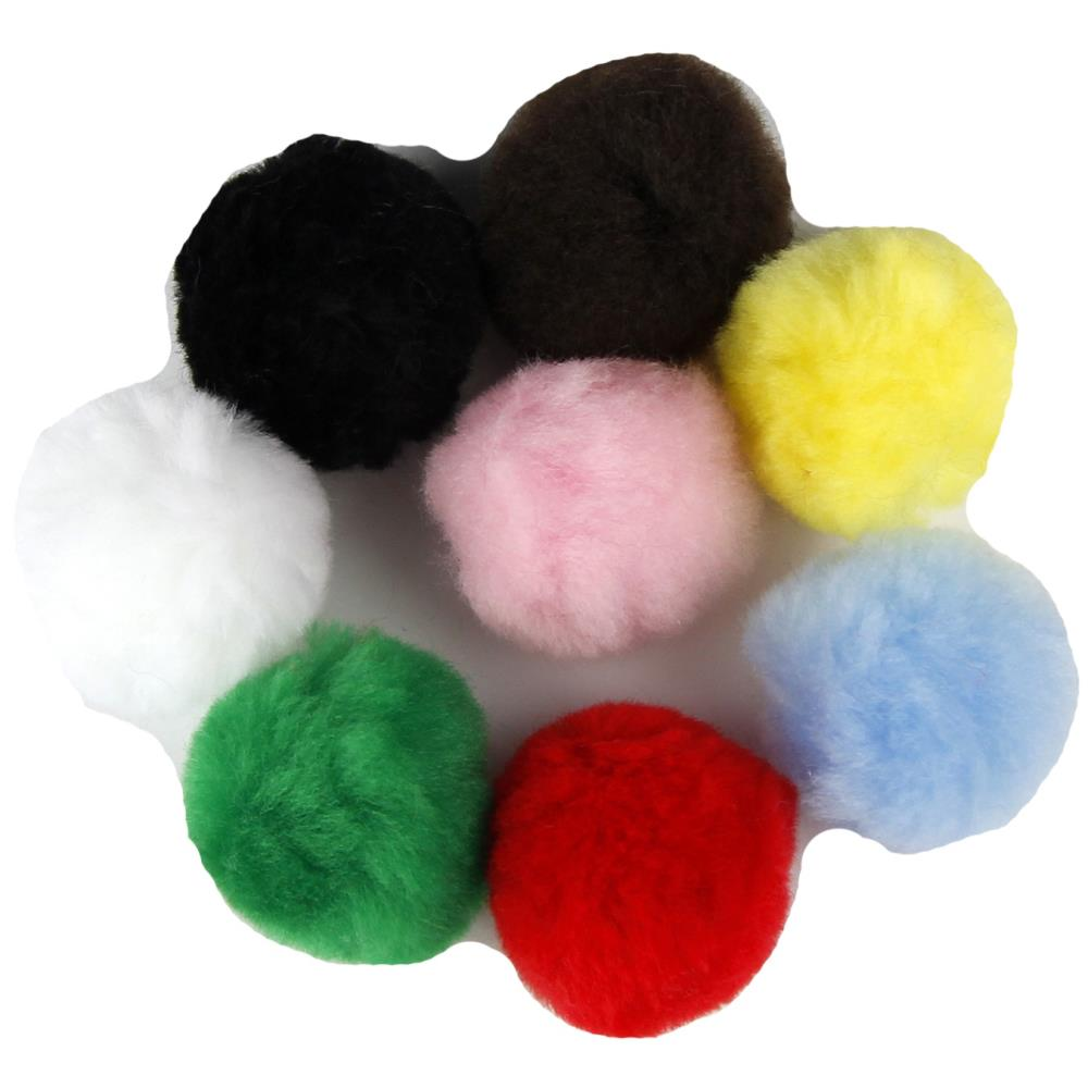 Acrylic Pom Poms 2 Inch 8 Pieces