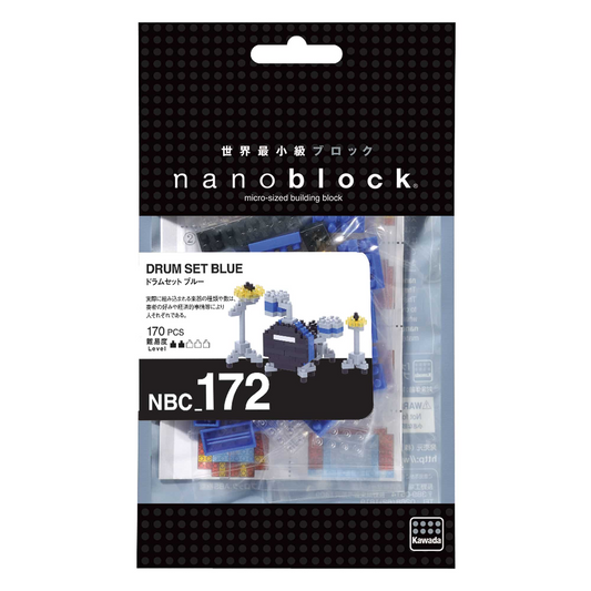 Nano Block Drum Set Blue