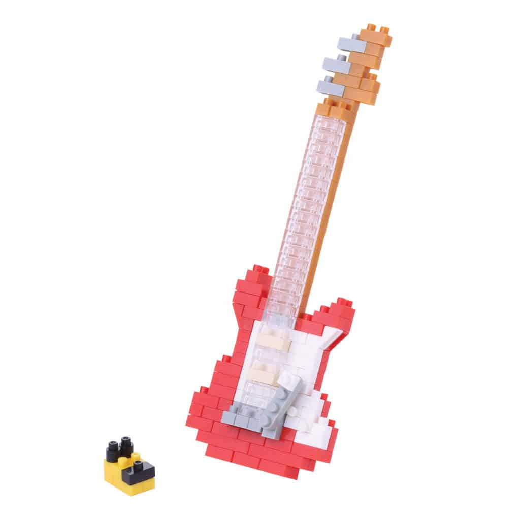 Nano Block Electric Guitar Red