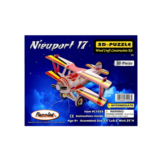 Nieuport 17 Colored 3D Puzzle