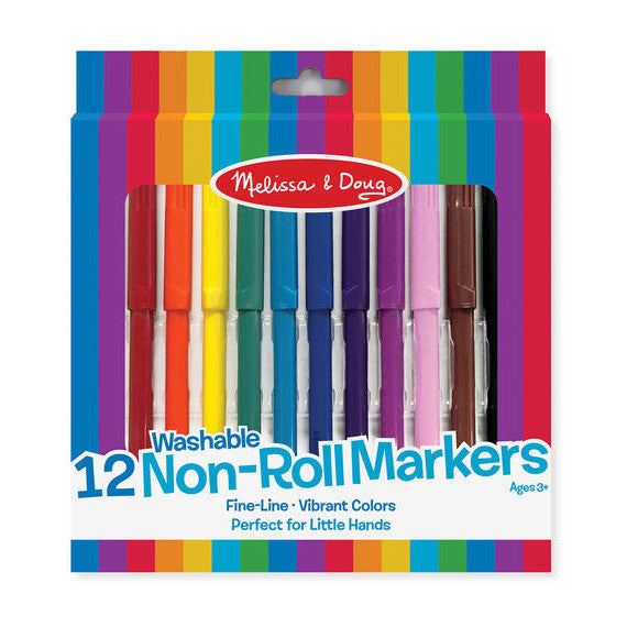 Non Roll Washable Markers
