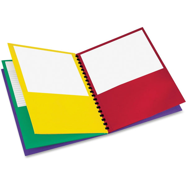 Oxford 8 Pocket Paper Folder, 8 1/2" x 11", Multicolor