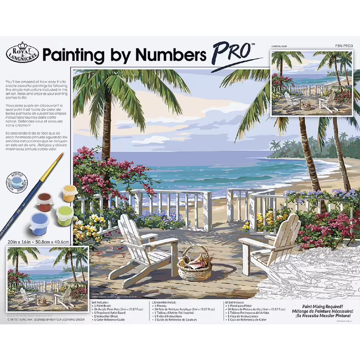 Paint By Number Pro Coastal View