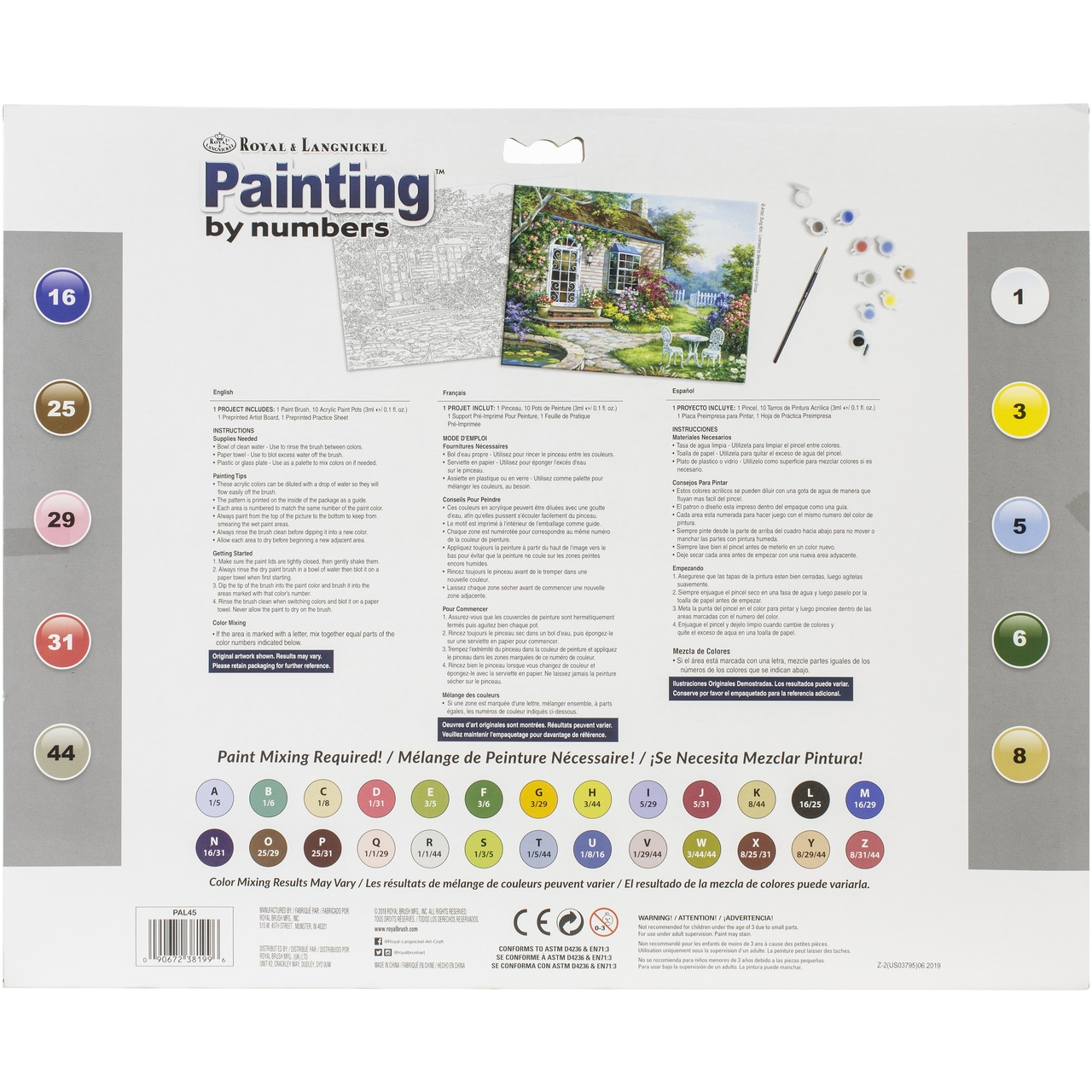 Paint By Number Spring Patio