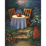 Paint Your Own Masterpiece 11 x 14 Garden Table
