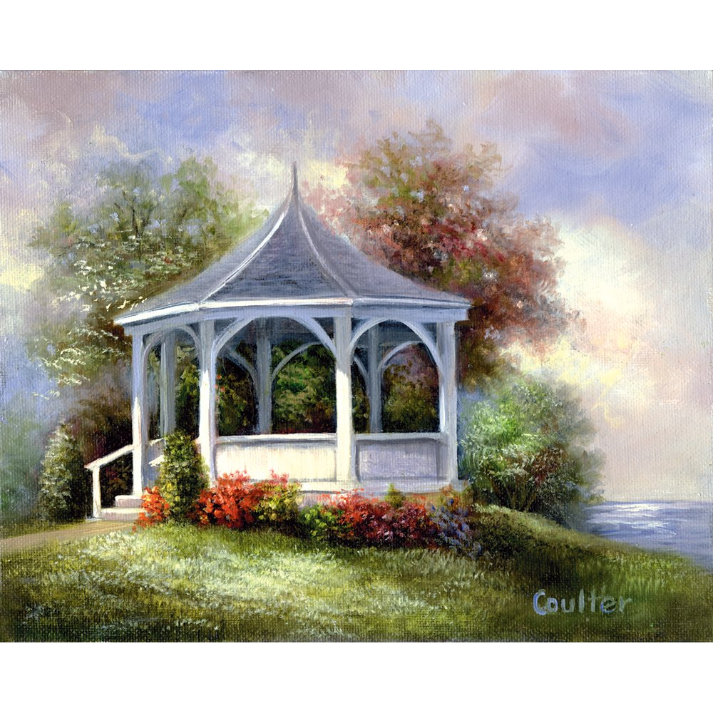 Paint Your Own Masterpiece 11 x 14 Lakeside Gazebo