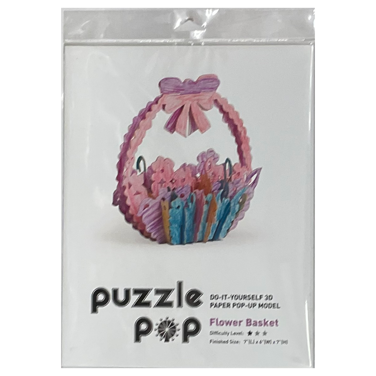 Paper Pop Flower Basket