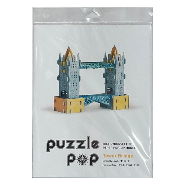 Paper Pop Tower Bridge Puzzle