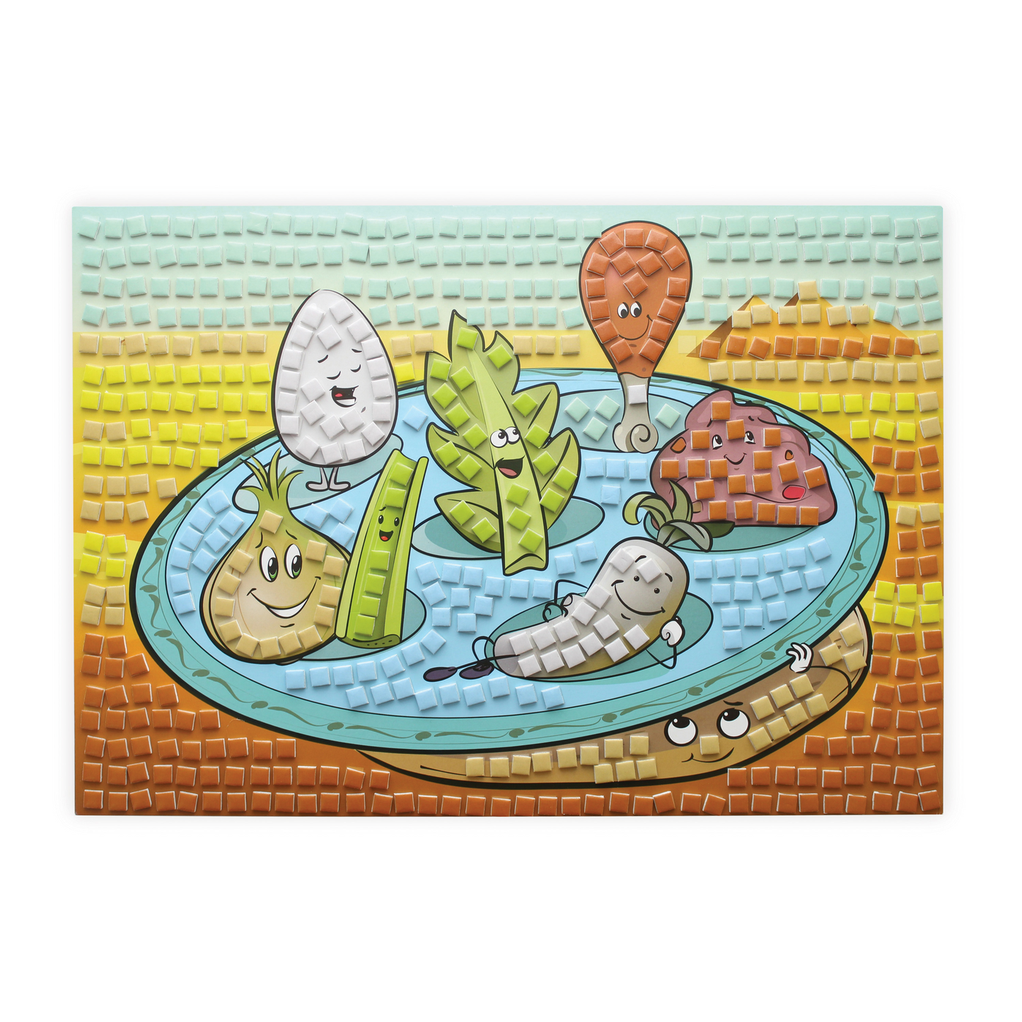 Passover Mosaic Foam Art