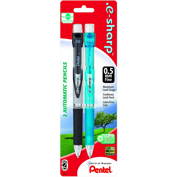 E Sharp Mechanical Pencils 2 Pack