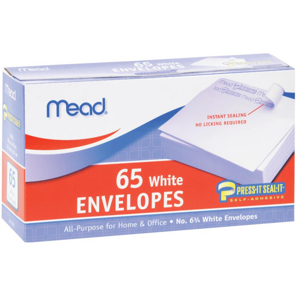 65 White Envelopes