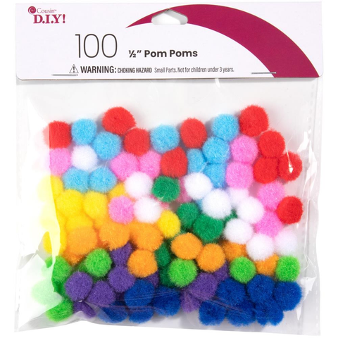 1/2 Inch Pom Poms