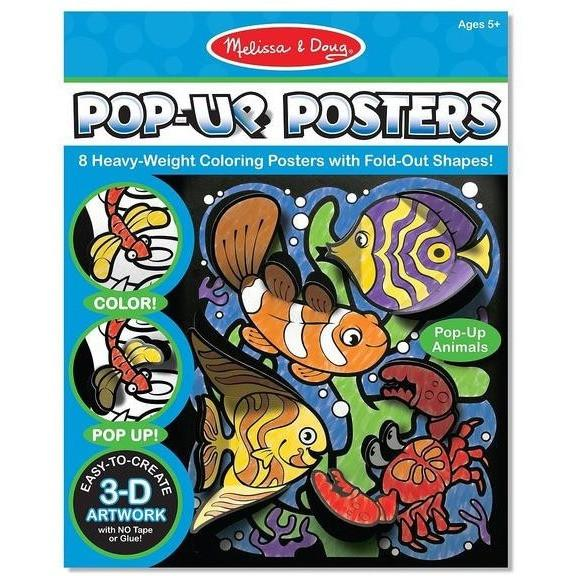 Pop Up Coloring Posters