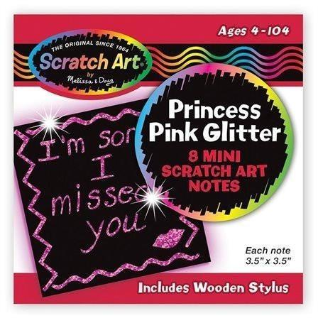 Princess Mini Scratch Art Notes