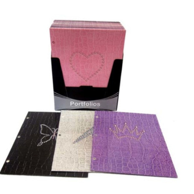 Promarx 2 Pocket Folder Eye Candy Designs, 3 Hole Punched