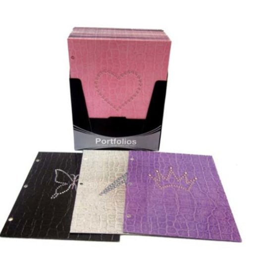 Promarx 2 Pocket Folder Eye Candy Designs, 3 Hole Punched