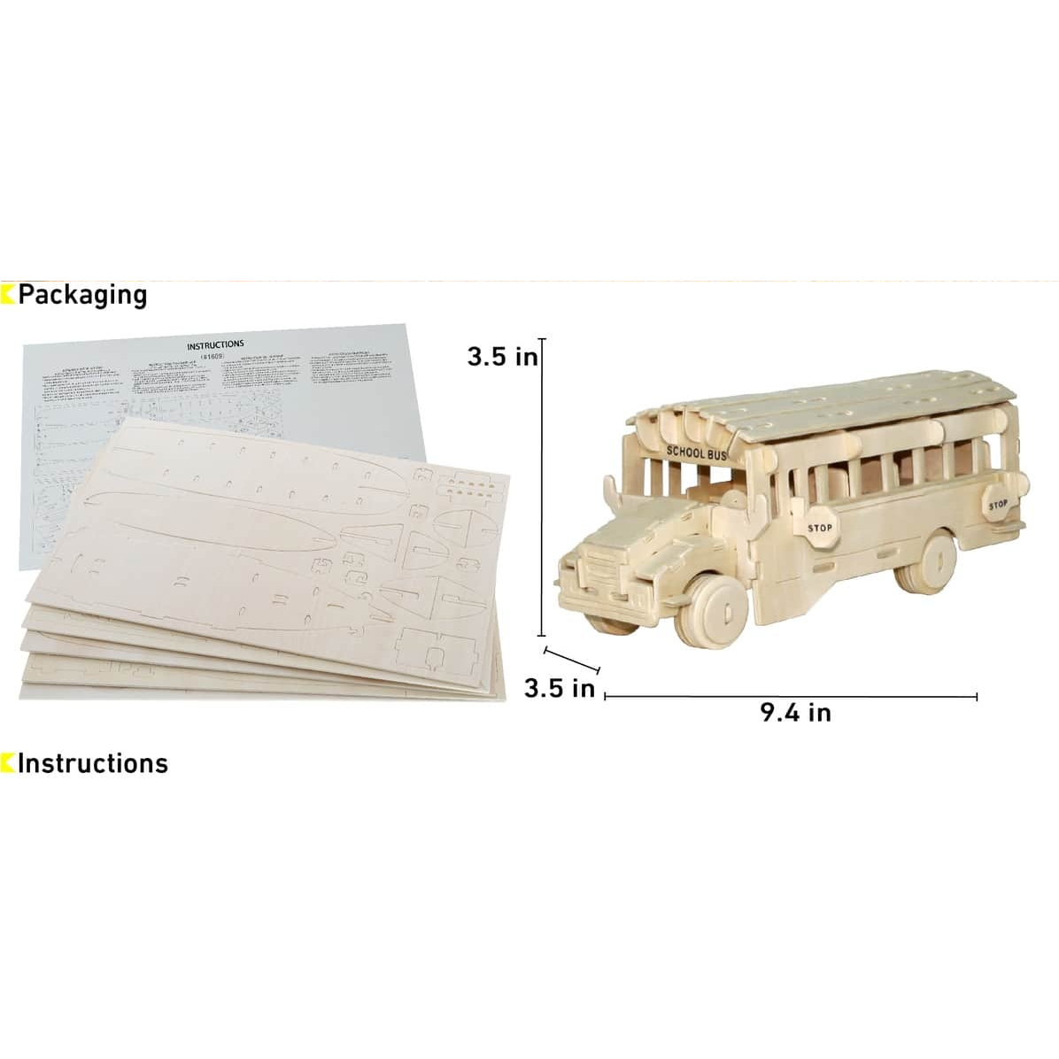 School Bus 3D Puzzle