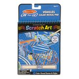 Scratch Art Color Reveal Pad Vehicles
