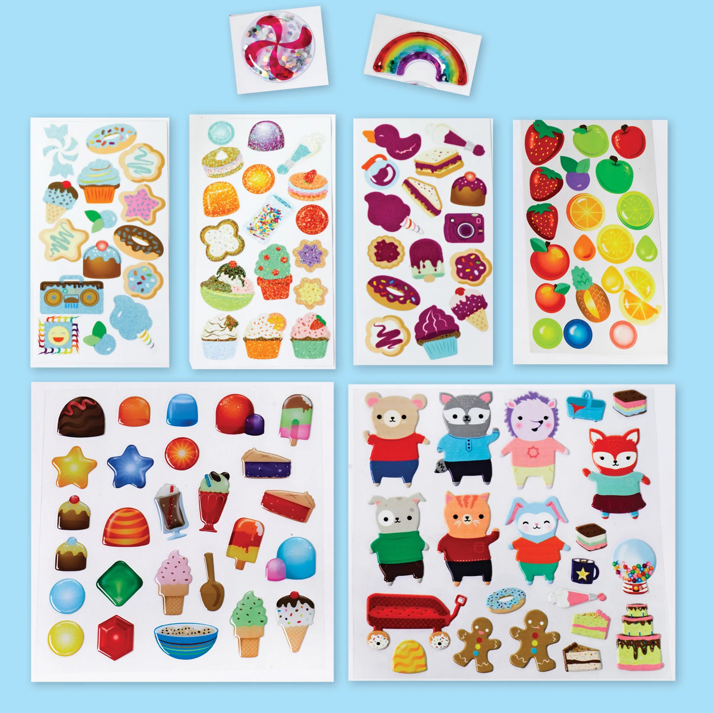 Sensory Stickers Sweets