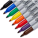 Sharpie Fine Point Permanent Marker, Assorted 8 Count