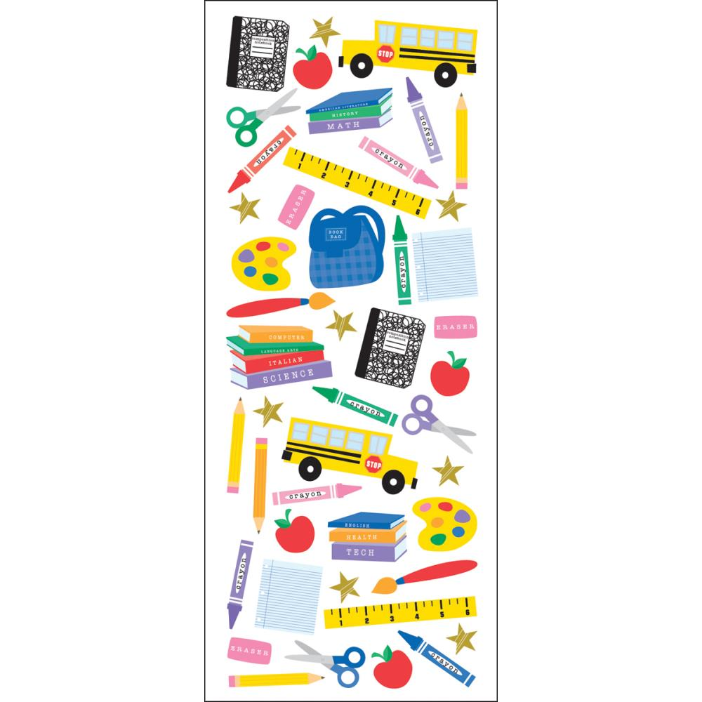 Sticko Dimensional Stickers Time For School