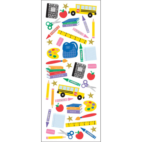 Sticko Dimensional Stickers Time For School