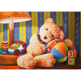 Teddy Bear Cuddling 500 Piece Puzzle