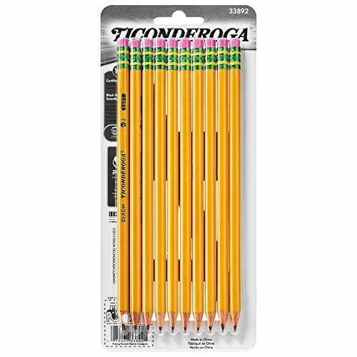 Ticonderoga #2 Yellow Pencil 10 Ct